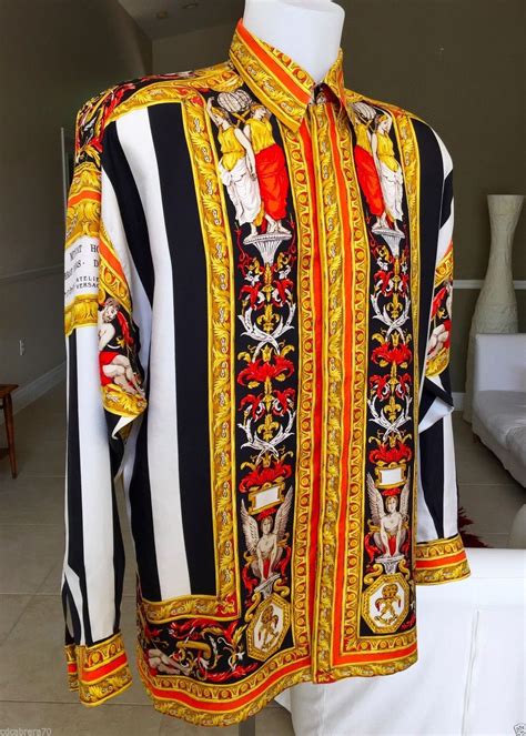 versace shirts for sale ebay|shirts that look like Versace.